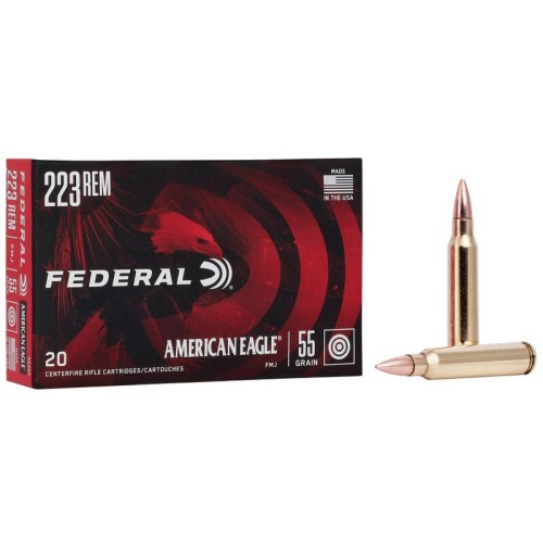 American Eagle Rifle, 223 Rem, 55 Grain, Full Metal Jacket, 3240 fps