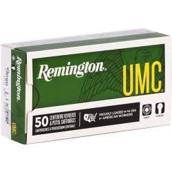 Remington UMC 9mm Luger Ammunition 115 Grain Full Metal Jacket - L9MM3